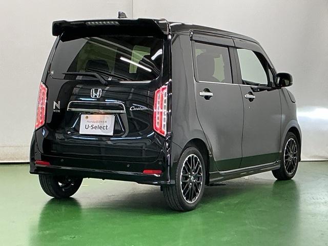 Ｎ－ＷＧＮカスタム Ｌ・ターボ　ナビ　Ｒカメラ　ブルートゥース　アルミホイール　衝突被害軽減装置　ＬＥＤランプ　クリアランスソナー　Ｂカメ　サイドエアバック　前席シートヒーター　イモビ　スマートキー・プッシュスタート　キーフリー（8枚目）