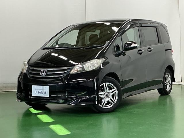 フリード Ｇエアロ　ナビ　Ｒカメラ　ブルートゥース　ＴＶ　助手席エアバッグ　地デジテレビ　キーレスエントリ　エアバック　パワーステアリング　記録簿付き　エアコン　ＥＴＣ付き　ＤＶＤ　ＡＢＳ　パワーウィンドウ（10枚目）