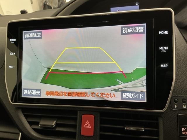 ヴォクシー ＺＳ煌ＩＩＩ　ドラレコ　ナビ　Ｒカメラ　後席モニター　コーナーセンサ　プリクラッシュ　スマートキ　アイスト　ＤＶＤ再生機能　記録簿付き　横滑り防止装置　三列シート　盗難防止　オートエアコン　キーレス　ＥＴＣ装備（12枚目）