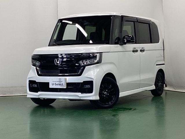 Ｎ－ＢＯＸカスタム Ｌスタイル＋ブラック　ドラレコ　ナビ　Ｒカメラ　ブルートゥース　衝突軽減ブレ－キ　パーキングセンサー　ＤＶＤ再生　横滑り防止　シ－トヒ－タ－　クルーズコントロール　ＬＥＤライト　地デジ　イモビライザー　スマキー　ＡＢＳ（10枚目）