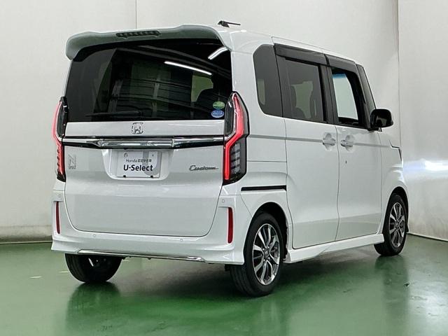 Ｎ－ＢＯＸカスタム Ｌ　ドラレコ　ナビ　Ｒカメラ　ブルートゥース　両席電動スライドドア　Ｐソナー　サイドエアバッグ　Ａストップ　シートヒータ　ベンチシート　点検記録簿　キーフリーシステム　ＬＥＤライト　リアカメ　ＡＣ　ＥＴＣ（8枚目）