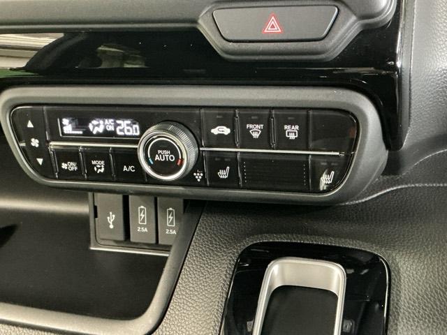 N-BOXカスタム L ドラレコ ナビ Rカメラ ブルートゥース Pソナー サイドエアバッグ Aストップ シートヒータ ベンチシート 点検記録簿 キーフリーシステム LEDライト リアカメ クルーズコントロール AC ETC(16枚目)