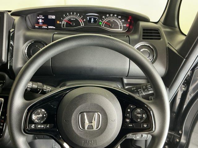 N-BOXカスタム L ドラレコ ナビ Rカメラ ブルートゥース Pソナー サイドエアバッグ Aストップ シートヒータ ベンチシート 点検記録簿 キーフリーシステム LEDライト リアカメ クルーズコントロール AC ETC(25枚目)