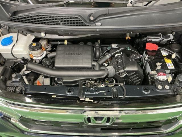 N-BOXカスタム L ドラレコ ナビ Rカメラ ブルートゥース Pソナー サイドエアバッグ Aストップ シートヒータ ベンチシート 点検記録簿 キーフリーシステム LEDライト リアカメ クルーズコントロール AC ETC(34枚目)