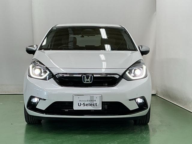 フィット e:HEVリュクス ドラレコ ナビ Rカメラ ブルートゥース 誤発進抑制機能 本革シート リアカメラ ETC付 LED シートヒーター クルーズコントロール セキュリティアラーム ドライブレコーダー DVD VSA(6枚目)