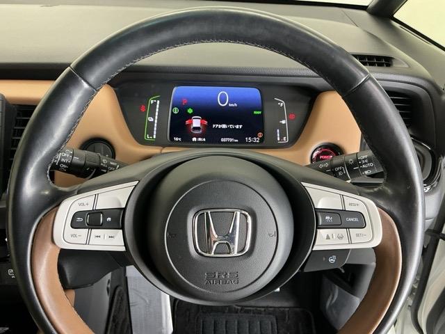 フィット e:HEVリュクス ドラレコ ナビ Rカメラ ブルートゥース 誤発進抑制機能 本革シート リアカメラ ETC付 LED シートヒーター クルーズコントロール セキュリティアラーム ドライブレコーダー DVD VSA(26枚目)