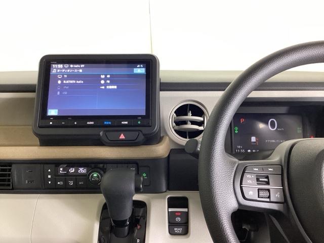 Ｎ－ＢＯＸ ベースグレード　ドラレコ　ナビ　Ｒカメラ　ブルートゥース　衝突軽減システム　スマートキ－　カーテンエアバック　イモビライザー　ＥＣＯモード　横滑り防止　オートクルーズ　ＬＥＤヘッドライト　キーフリー　地デジ　ＡＢＳ（3枚目）