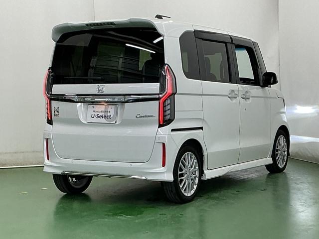 Ｎ－ＢＯＸカスタム Ｌターボ　ドラレコ　ナビ　Ｒカメラ　ブルートゥース　地デジチューナー　衝突軽減ブレーキサポート　ＬＥＤヘッドライ　アイドリングＳ　ターボエンジン　ＰＳ　カーテンエアバック　シートヒータ　エアバック　ＵＳＢ　ＰＷ（8枚目）
