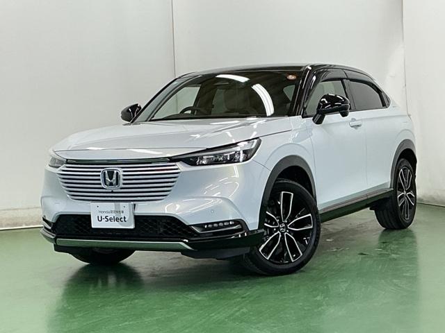 ヴェゼル ｅ：ＨＥＶＰＬａＹ　ナビ　Ｒカメラ　ブルートゥース　フルセグ　衝突被害軽減ブレーキ　カーテンエアバッグ　盗難防止装置　アイドルストップ　Ｐセンサー　ＡＢＳ　ＥＳＣ　フルオートエアコン　シートヒータ　エアバッグ　Ａライト（11枚目）