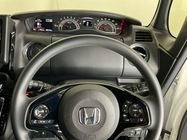 Ｎ－ＢＯＸカスタム Ｌ　ナビ　Ｒカメラ　ブルートゥース　フルセグ　Ｐソナー　サイドエアバッグ　Ａストップ　シートヒータ　ベンチシート　点検記録簿　キーフリーシステム　ＬＥＤライト　リアカメ　クルーズコントロール　ＡＣ　ＵＳＢ（24枚目）