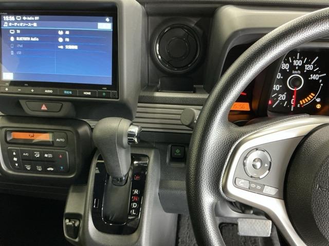 Ｎ－ＶＡＮ ファン・ターボ　ドラレコ　ナビ　Ｒカメラ　ブルートゥース　Ｂカメ　ターボエンジン　ＬＥＤランプ　アイスト　Ｗエアバック　ＥＴＣ　クルーズコントロール　横滑り防止　ドライブレコーダー　両側スライド　エアコン　ＡＢＳ（3枚目）