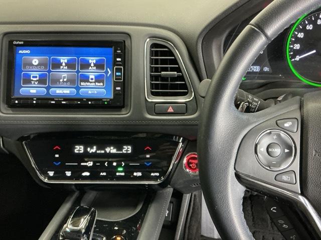 ヴェゼル ハイブリッドＸ・ホンダセンシング　ナビ　Ｒカメラ　ブルートゥース　フルセグ　地デジＴＶ　アクティブクルーズコントロール　リアカメラ　サイドカーテンエアバック　スマートキープッシュスタート　ＵＳＢポート　ＬＥＤヘッドライト　ＤＶＤ再生（3枚目）