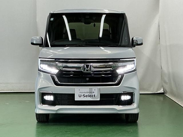 Ｎ－ＢＯＸ Ｌ・ターボ　ドラレコ　ナビ　Ｒカメラ　ブルートゥース　横滑防止　ＣＭＢＳ　スマキ－　リヤカメラ　カーテンエアバッグ　Ｉストップ　フロントベンチシート　ＵＳＢ　コーナーソナー　Ｓヒーター　ＥＴＣ車載器　ターボモデル（6枚目）