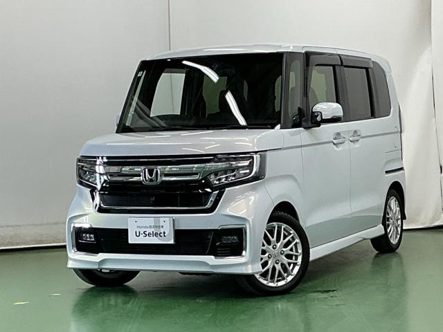 Ｎ－ＢＯＸ Ｌ・ターボ　ドラレコ　ナビ　Ｒカメラ　ブルートゥース　横滑防止　ＣＭＢＳ　スマキ－　リヤカメラ　カーテンエアバッグ　Ｉストップ　フロントベンチシート　ＵＳＢ　コーナーソナー　Ｓヒーター　ＥＴＣ車載器　ターボモデル（10枚目）