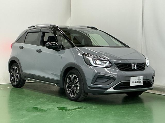 フィット ｅ：ＨＥＶクロスター　ナビ　Ｒカメラ　ブルートゥース　フルセグ　スマキー　ソナー　カーテンエアバック　セキュリティーアラーム　クルコン　ＥＴＣ装備　パワーウィンド　ＵＳＢ接続　ＬＥＤヘッドライト　ドラレコ付き　Ｂカメラ（7枚目）