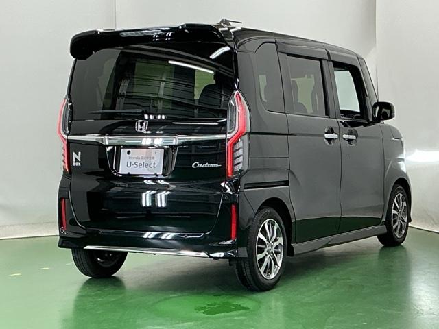 Ｎ－ＢＯＸカスタム Ｌ　ドラレコ　ナビ　Ｒカメラ　ブルートゥース　両席エアバック　左右電動スライドドア　Ｂモニタ　ブレーキサポート　セキュリティー　ＬＥＤランプ　キーレスエントリー　記録簿　ＳＲＳ　横滑り防止機能　スマートキ（8枚目）