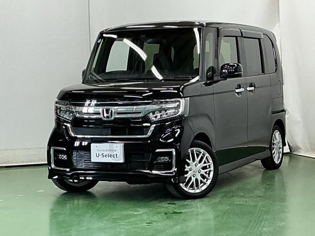 N-BOXカスタム Lターボ ナビ Rカメラ ブルートゥース フルセグ 両側電動D セキュリティアラーム 誤発信抑制 フルオートエアコン Sヒーター LEDランプ Bカメ アクティブクルーズコントロール サイドカーテンエアバック(10枚目)