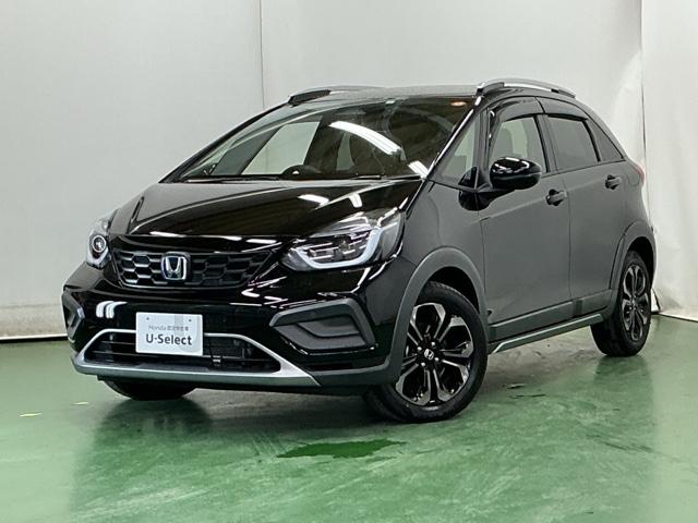 フィット ｅ：ＨＥＶクロスター　ドラレコ　Ｒカメラ　ＣＤ　ＥＴＣ　ワンセグ　インテリキー　キーフリー　ＬＥＤヘットライト　イモビライザー　サイドカーテンエアバック　Ｃソナー　クルコン　パワーウインドウ　エアコン　ＵＳＢ　記録簿（10枚目）