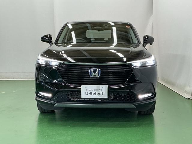 ヴェゼル ｅ：ＨＥＶＸ　ドラレコ　ナビ　Ｒカメラ　ブルートゥース　フルオートエアコン　ソナー　イモビ　エアバッグ　Ｂカメ　フルセグテレビ　記録簿　キーレスエントリー　カーテンエアバック　パワーウインドウ　アイドリング　ＶＳＡ（6枚目）