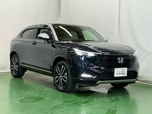 ヴェゼル ｅ：ＨＥＶＰＬａＹ　ドラレコ　ナビ　Ｒカメラ　ブルートゥース　フルセグテレビ　パノラミックルーフ　前後センサー　カーテンエアバック　イモビ　Ａライト　シ－トヒ－タ－　記録簿　衝突軽減装置　ＬＥＤヘッドランプ　ＵＳＢ（7枚目）