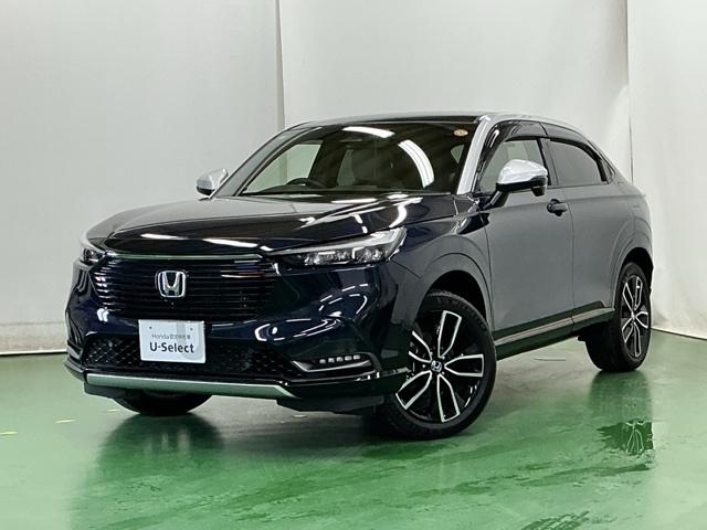 ヴェゼル ｅ：ＨＥＶＰＬａＹ　ドラレコ　ナビ　Ｒカメラ　ブルートゥース　フルセグテレビ　パノラミックルーフ　前後センサー　カーテンエアバック　イモビ　Ａライト　シ－トヒ－タ－　記録簿　衝突軽減装置　ＬＥＤヘッドランプ　ＵＳＢ（10枚目）