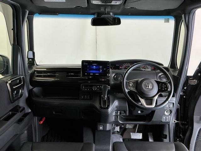 N-BOX G・EXターボホンダセンシング ナビ Rカメラ ブルートゥース フルセグ 盗難防止 USB接続 Bカメラ 横滑り防止 クルーズコントロール LED DVD AAC ETC スマートキー キーフリー オートライト エアバッグ ABS(2枚目)