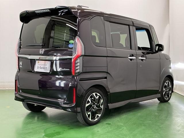 N-BOX G・EXターボホンダセンシング ナビ Rカメラ ブルートゥース フルセグ 盗難防止 USB接続 Bカメラ 横滑り防止 クルーズコントロール LED DVD AAC ETC スマートキー キーフリー オートライト エアバッグ ABS(8枚目)