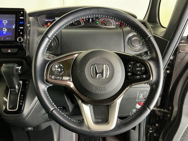 N-BOX G・EXターボホンダセンシング ナビ Rカメラ ブルートゥース フルセグ 盗難防止 USB接続 Bカメラ 横滑り防止 クルーズコントロール LED DVD AAC ETC スマートキー キーフリー オートライト エアバッグ ABS(22枚目)