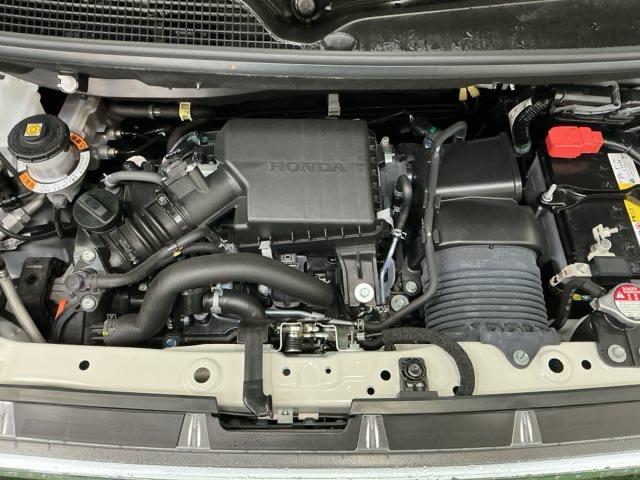 N-BOXカスタム ターボ ナビ Rカメラ ブルートゥース フルセグ 盗難防止システム スマートキープッシュスタート ブレーキサポート サイドエアバック パワーステアリング パーキングセンサー DVD再生可 横滑防止 エアコン(30枚目)