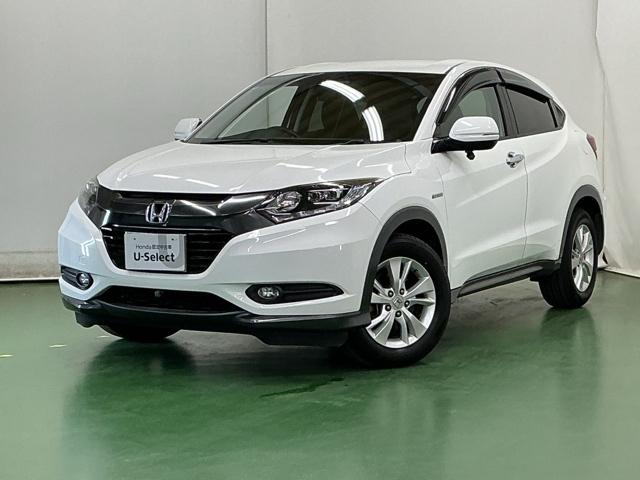 ヴェゼル ハイブリッドＸ　ナビ　Ｒカメラ　ブルートゥース　フルセグ　Ｂｌｕｅｔｏｏｔｈ音楽　スマキー　電動格納ドアミラー　キーレス　記録簿付　Ａストップ　ＶＳＡ　ＰＳ　ＡＡＣ　衝突安全ボディ　パワーウインドウ　サイドエアバッグ（10枚目）