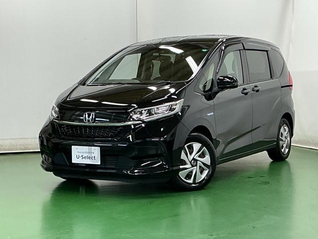 フリードハイブリッド ハイブリッド・Ｇホンダセンシング　ナビ　Ｒカメラ　後席モニター　フルセグ　軽減ブレーキ　キーフリーシステム　記録簿　ＤＶＤ再生可能　ＥＣＯＮ　後カメラ　Ａクルーズ　ＬＥＤヘッドランプ　シートＨ　横滑防止　ドライブレコーダ　３列シート（10枚目）