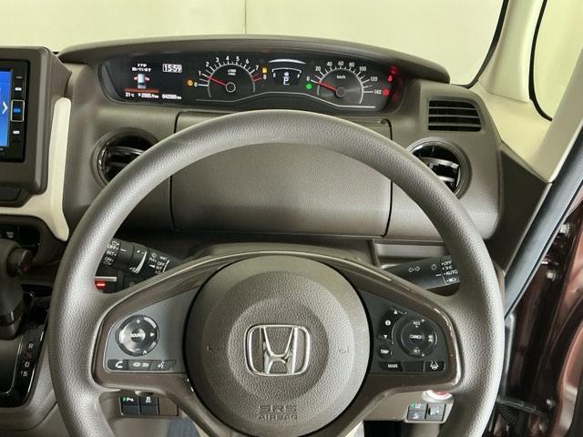 Ｎ－ＢＯＸ Ｌ　ナビ　Ｒカメラ　ブルートゥース　フルセグ　衝突回避支援ブレーキ　Ｉ－ＳＴＯＰ　クリソナ　ＰＷ　パワステ　Ｓヒーター　スマ－トキ－　Ｂカメ　地デジＴＶ　横滑り防止　整備記録簿　ＬＥＤライト　エアコン付き（24枚目）