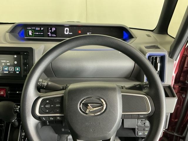 タント カスタムＸ　ディスプレイオーディオ　ＣＤ　アルミホイール　３６０°カメラ　衝突軽減ブレーキ　アイドリングストップ機能　盗難警報装置　ＬＥＤ　キーレスエントリー　スマキー　エアコン　Ｗエアバッグ　ＡＵＴＯライト（19枚目）