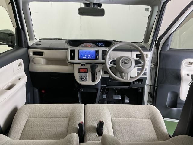 ムーヴキャンバス ＸＳＡＩＩ　ナビ　Ｒカメラ　ブルートゥース　フルセグ　衝突軽減ブレーキサポート　盗難防止　両スライドドア　アイドリングＳＴＯＰ　バックモニター付き　ＥＴＣ車載器　ＤＶＤ　横滑り防止機能　スマートキー　キーフリー（2枚目）