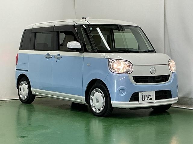 ムーヴキャンバス ＸＳＡＩＩ　ナビ　Ｒカメラ　ブルートゥース　フルセグ　衝突軽減ブレーキサポート　盗難防止　両スライドドア　アイドリングＳＴＯＰ　バックモニター付き　ＥＴＣ車載器　ＤＶＤ　横滑り防止機能　スマートキー　キーフリー（7枚目）