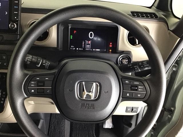 Ｎ－ＢＯＸジョイ ベースグレード　ドラレコ　ナビ　Ｒカメラ　ブルートゥース　踏み間違い防止装置　Ｂカメラ　全周囲カメラ　横滑り防止機能　ＬＥＤランプ　点検記録簿　クルーズコントロール　パワーウィンドウ　前席シートヒーター　スマートキー（25枚目）