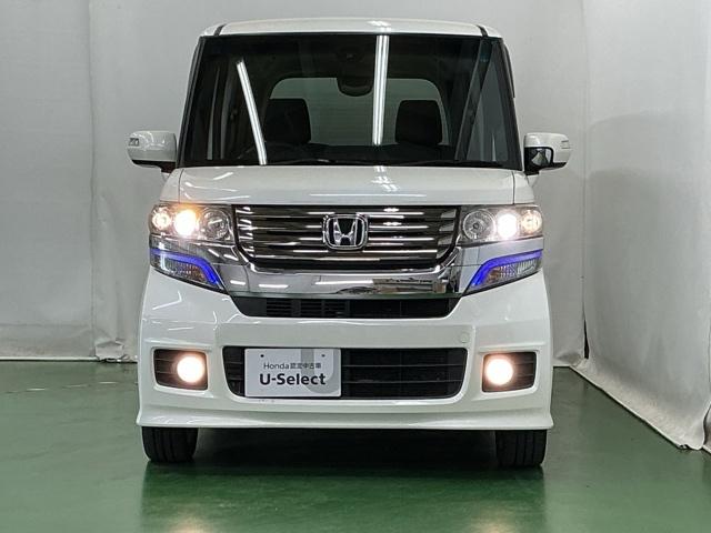 Ｎ－ＢＯＸカスタム ＧターボＳＳパッケージ　ナビ　Ｒカメラ　ブルートゥース　ＥＴＣ　ＥＣＯＮ　Ｂモニター　スマートエントリー　ＶＳＡ　盗難防止システム　ＡＡＣ　オートクルーズコントロール　サイドカーテンエアバック　パワステ　Ｗエアバッグ　ＤＶＤ（6枚目）