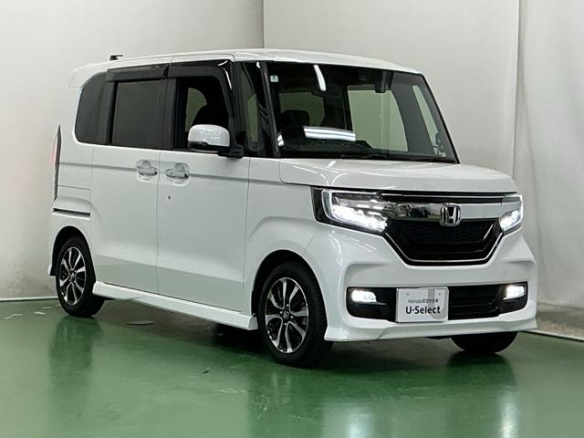 N-BOXカスタム G・Lホンダセンシング ドラレコ ナビ Rカメラ ブルートゥース 地デジTV 整備記録簿 助手席エアバッグ キーレス シートH アイドリングST セキュリティーアラーム スマ-トキ- リアカメラ ETC 前車追従機能 USB(7枚目)