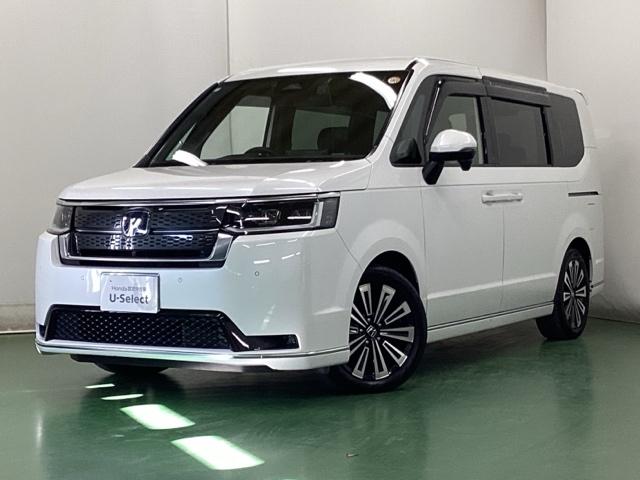 ステップワゴン ｅ：ＨＥＶスパーダプレミアムライン　ナビ　Ｒカメラ　後席モニター　フルセグＴＶ　マルチカメラ　Ｐテールゲート　両側自動ドア　Ｆセグ　ＵＳＢ接続　クリアランスソナ　クルーズＣ　助手席エアバッグ　スマートＫ　シ－トヒ－タ－　ＤＶＤ再生（10枚目）