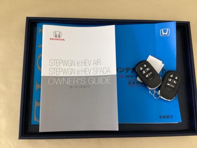 ステップワゴン ｅ：ＨＥＶスパーダプレミアムライン　ナビ　Ｒカメラ　後席モニター　フルセグＴＶ　マルチカメラ　Ｐテールゲート　両側自動ドア　Ｆセグ　ＵＳＢ接続　クリアランスソナ　クルーズＣ　助手席エアバッグ　スマートＫ　シ－トヒ－タ－　ＤＶＤ再生（34枚目）