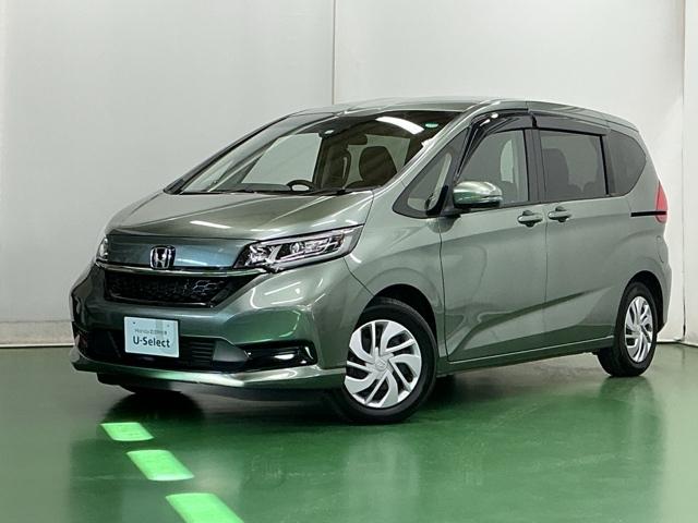 フリード Ｇ　ドラレコ　ナビ　Ｒカメラ　ブルートゥース　Ａクルーズ　記録簿　３列シート　ＬＥＤヘッドライト　パワーウインドウ　地デジ　イモビ　ＶＳＡ　ＵＳＢ　ドライブレコーダー　エアコン　エアバッグ　スマートキー（10枚目）