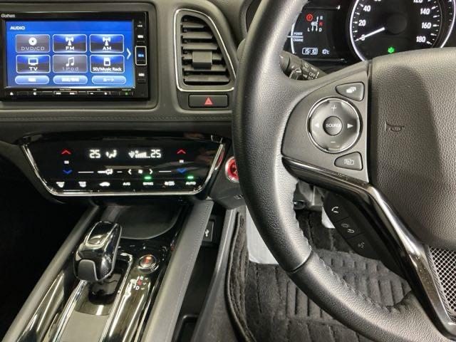 ヴェゼル ハイブリッドＸ・ホンダセンシング　ドラレコ　ナビ　Ｒカメラ　ブルートゥース　地デジ　Ａクルーズ　Ｂモニ　スマキー　オートエアコン　ＶＳＡ　ＬＥＤヘッドライト　ＥＴＣ車載器　カーテンエアバッグ　ドライブレコーダー装着車　ＡＢＳ　ＵＳＢ（3枚目）