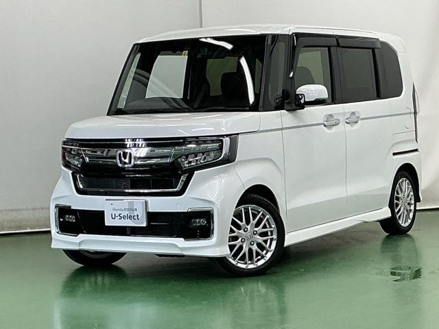 Ｎ－ＢＯＸカスタム ＥＸターボ　ドラレコ　ナビ　Ｒカメラ　ブルートゥース　パーキングセンサー　記録簿　地デジ　ドライブレコーダー　前席シートヒーター　バックガイドモニター　カーテンエアバック　ＥＴＣ装備　ＬＥＤ　盗難防止装置　ＡＢＳ（10枚目）