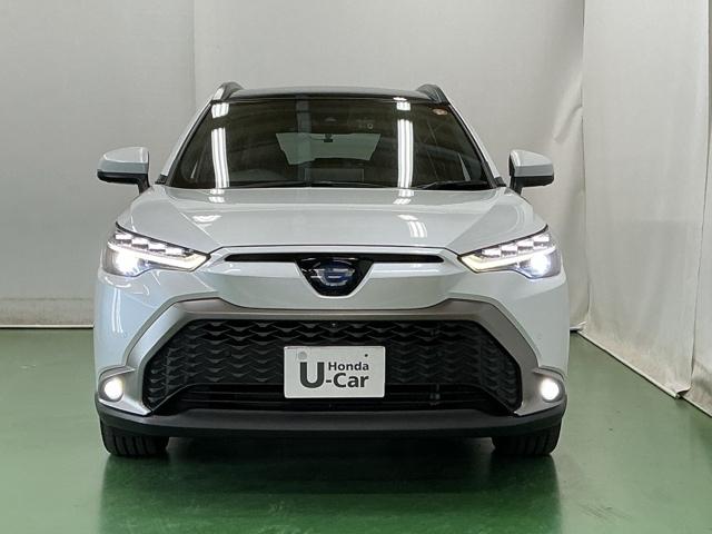 カローラクロス ハイブリッドＺ　ナビ　Ｒカメラ　ブルートゥース　フルセグ　コーナーソナー　ＵＳＢ　衝突軽減Ｂ　記録簿有　シートヒーター付き　スマキ－　Ｂモニター　アクティブクルーズコントロール　アイドリングストップ　イモビ　ＬＥＤ（6枚目）
