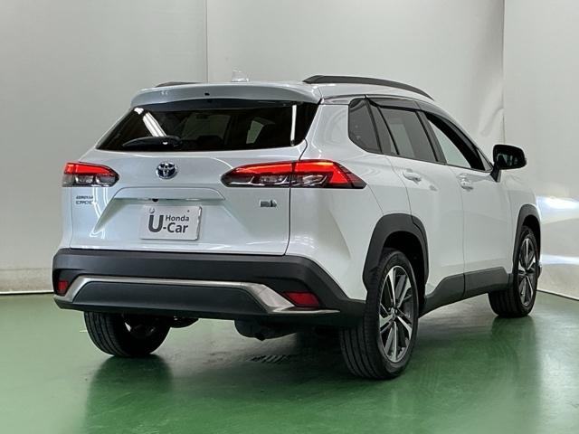 カローラクロス ハイブリッドＺ　ナビ　Ｒカメラ　ブルートゥース　フルセグ　コーナーソナー　ＵＳＢ　衝突軽減Ｂ　記録簿有　シートヒーター付き　スマキ－　Ｂモニター　アクティブクルーズコントロール　アイドリングストップ　イモビ　ＬＥＤ（9枚目）