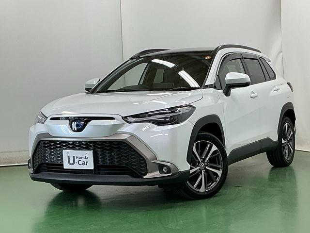 カローラクロス ハイブリッドＺ　ナビ　Ｒカメラ　ブルートゥース　フルセグ　コーナーソナー　ＵＳＢ　衝突軽減Ｂ　記録簿有　シートヒーター付き　スマキ－　Ｂモニター　アクティブクルーズコントロール　アイドリングストップ　イモビ　ＬＥＤ（11枚目）