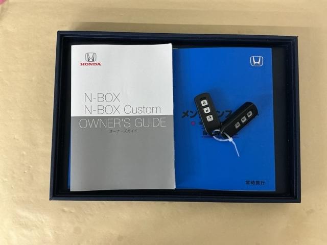 Ｎ－ＢＯＸ Ｌ　ナビ　Ｒカメラ　ブルートゥース　ＣＤ　ＥＴＣ　衝突回避支援ブレーキ　Ｉ－ＳＴＯＰ　クリソナ　ＰＷ　パワステ　Ｓヒーター　スマ－トキ－　Ｂカメ　横滑り防止　整備記録簿　ＬＥＤライト　エアコン付き　ＵＳＢ（30枚目）
