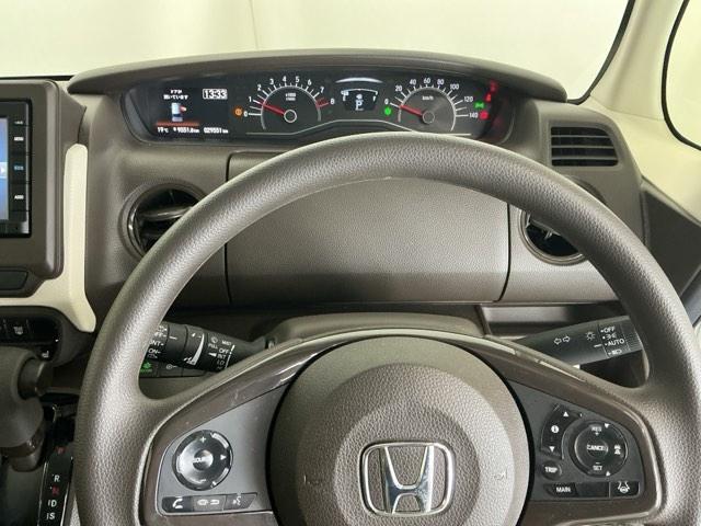 Ｎ－ＢＯＸ Ｌ　ナビ　Ｒカメラ　ブルートゥース　ＣＤ　ＥＴＣ　衝突回避支援ブレーキ　Ｉ－ＳＴＯＰ　クリソナ　ＰＷ　パワステ　Ｓヒーター　スマ－トキ－　Ｂカメ　横滑り防止　整備記録簿　ＬＥＤライト　エアコン付き　ＵＳＢ（56枚目）