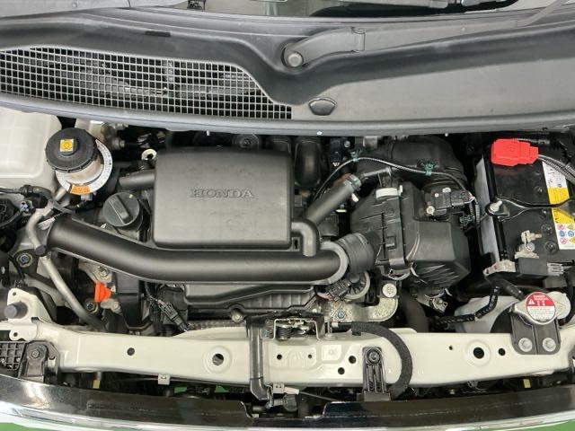 N-BOXカスタム L ナビ Rカメラ ブルートゥース フルセグ 両席エアバック Bモニタ ブレーキサポート セキュリティー LEDランプ キーレスエントリー 記録簿 SRS 横滑り防止機能 片側電動両側スライドドア PW(34枚目)