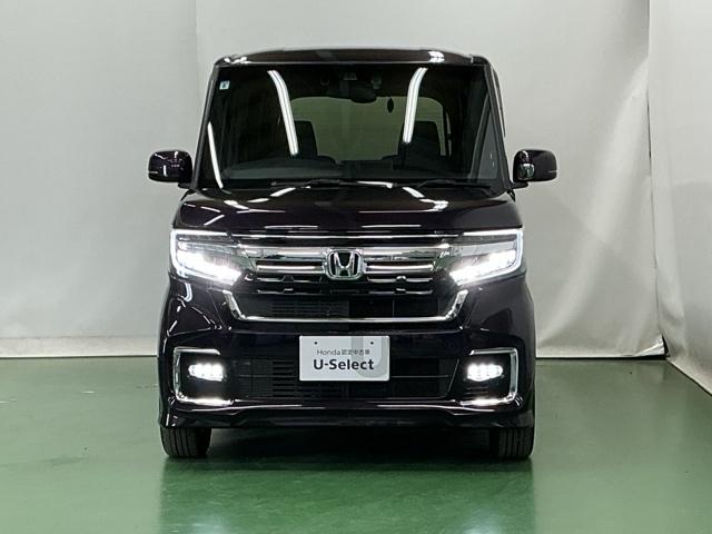 Ｎ－ＢＯＸカスタム Ｌ　ドラレコ　ナビ　Ｒカメラ　ブルートゥース　両席エアバック　Ｂモニタ　ブレーキサポート　セキュリティー　ＬＥＤランプ　キーレスエントリー　記録簿　ＳＲＳ　横滑り防止機能　片側電動両側スライドドア　ＰＷ（6枚目）